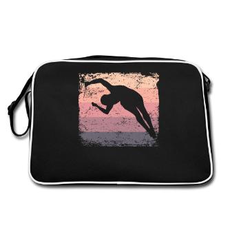 Synchronisierter Wassertaucher High Diver - Retro Tasche - Schwarz/Weiß - Hinten