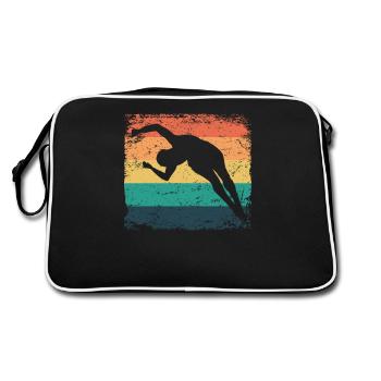 Diving, Artistic Jumping, Synchronized Diving - Retro Bag - black/white - Back