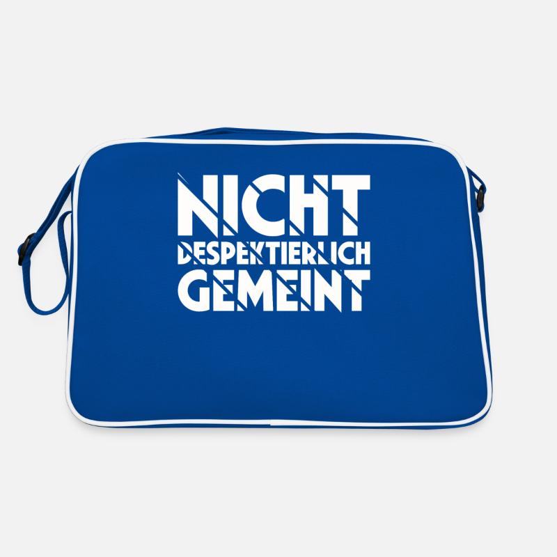 Not meant to be disrespectful Retro Bag