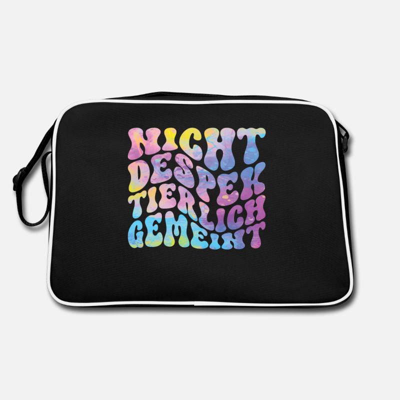 Nicht Despektierlich Gemeint Retro Tasche