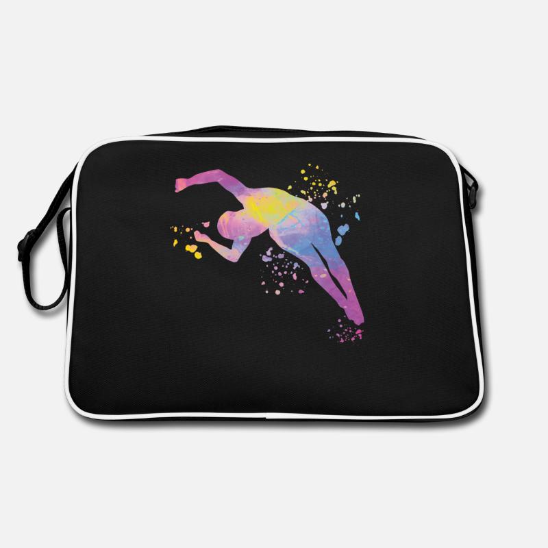 Turmspringen Synchronspringen Kunstspringen Retro Tasche