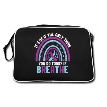 Suicide Prevention Awareness - Retro Bag - black/white - Back