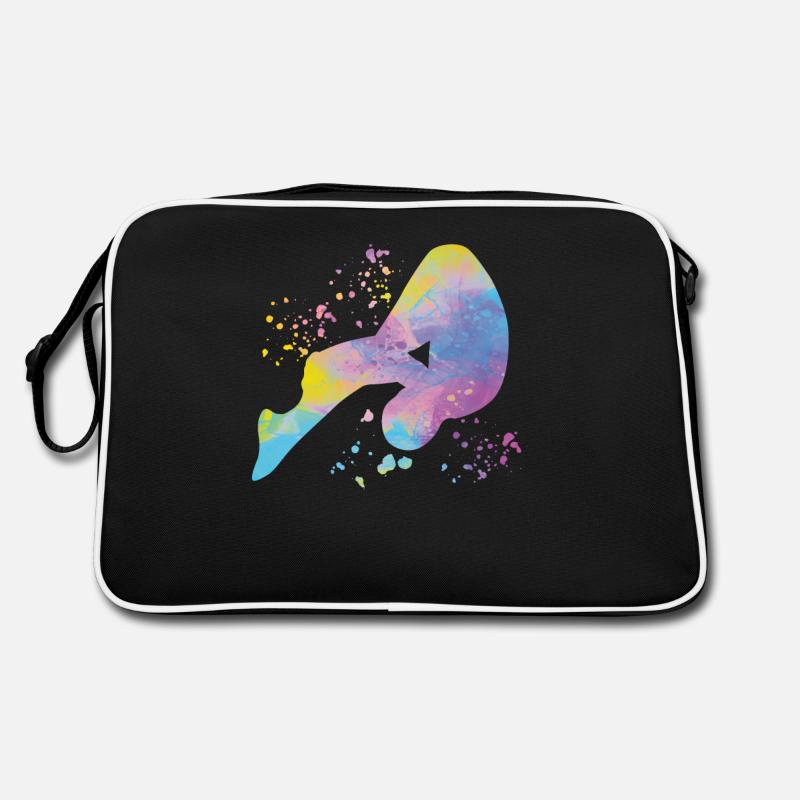 Diving, Synchronized Diving, Artistic Jumping Retro Bag