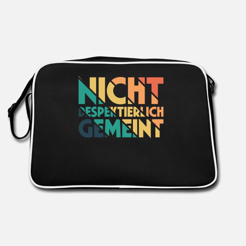 Ce n’est pas un manque de respect Sac Retro
