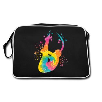 Diving, Artistic Jumping, Synchronized Diving - Retro Bag - black/white - Back