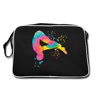 Diving, Synchronized Diving, Artistic Jumping - Retro Bag - black/white - Back