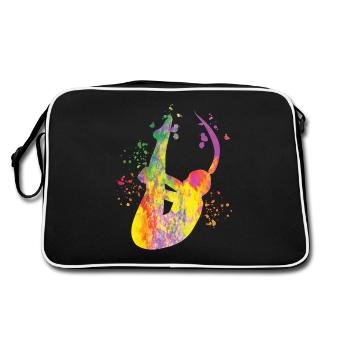 Synchronisierter Wassertaucher High Diver - Retro Tasche - Schwarz/Weiß - Hinten