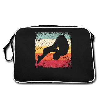 Synchronisierter Wassertaucher High Diver - Retro Tasche - Schwarz/Weiß - Hinten
