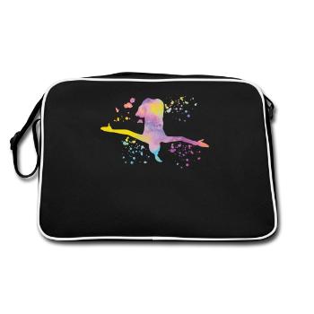 Synchronisierter Wassertaucher High Diver - Retro Tasche - Schwarz/Weiß - Hinten