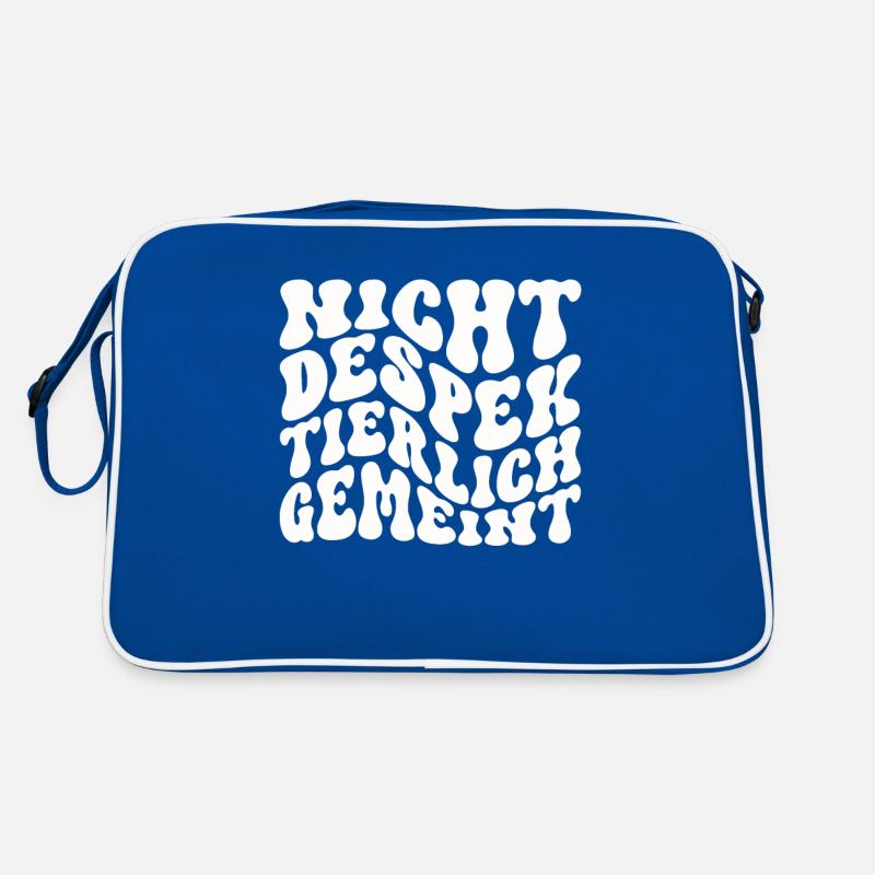 Not meant to be disrespectful Retro Bag