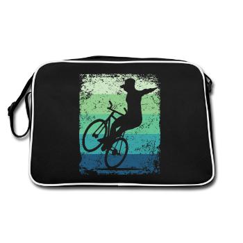 Artistic Cycling Artistic Cyclist - Retro Bag - black/white - Back