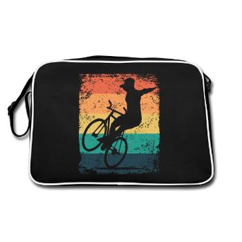 Artistic Cycling Artistic Cyclist - Retro Bag - black/white - Back