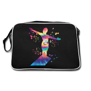 Diving, Synchronized Diving, Artistic Jumping - Retro Bag - black/white - Back