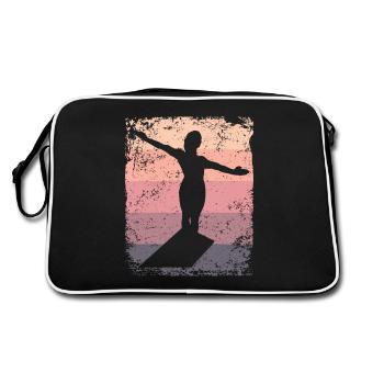 Synchronisierter Wassertaucher High Diver - Retro Tasche - Schwarz/Weiß - Hinten