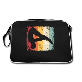 Diving, Artistic Jumping, Synchronized Diving - Retro Bag - black/white - Back