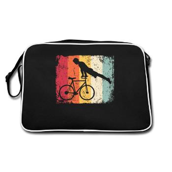 Artistic Cycling Artistic Cyclist - Retro Bag - black/white - Back