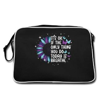 Suicide Prevention Awareness - Retro Bag - black/white - Back