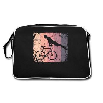 Artistic Cycling Artistic Cyclist - Retro Bag - black/white - Back