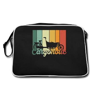 Cargoholic Vélo Cargo Cargobike - Sac Retro - noir/blanc - Dos