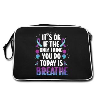 Suicide Prevention Awareness - Retro Bag - black/white - Back