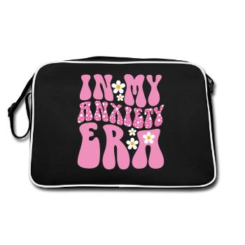 In My Anxiety Era Funny Rethinking - Retro Bag - black/white - Back