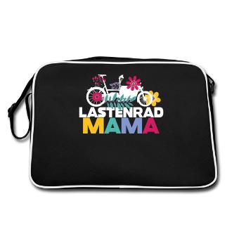Vélo Cargo Maman Vélo Cargobike - Sac Retro - noir/blanc - Dos