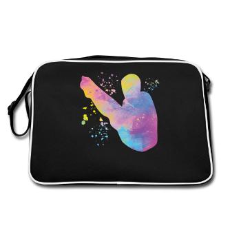 Diving, Synchronized Diving, Artistic Jumping - Retro Bag - black/white - Back
