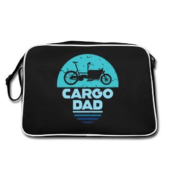 Cargo Dad Vélo Cargo Cargobike - Sac Retro - noir/blanc - Dos