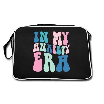 In My Anxiety Era Funny Rethinking - Retro Bag - black/white - Back