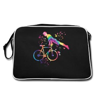 Artistic Cycling Artistic Cyclist - Retro Bag - black/white - Back