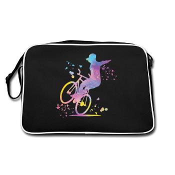 Artistic Cycling Artistic Cyclist - Retro Bag - black/white - Back