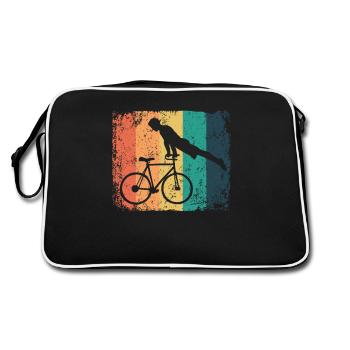 Artistic Cycling Artistic Cyclist - Retro Bag - black/white - Back