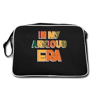 In My Anxiety Era Funny Rethinking - Retro Bag - black/white - Back