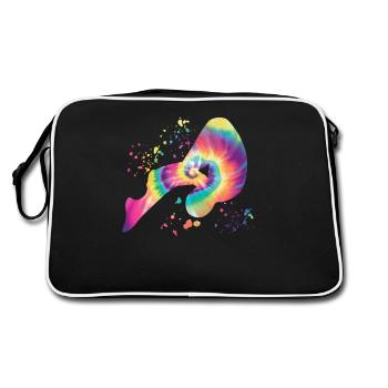 Synchronisierter Wassertaucher High Diver - Retro Tasche - Schwarz/Weiß - Hinten