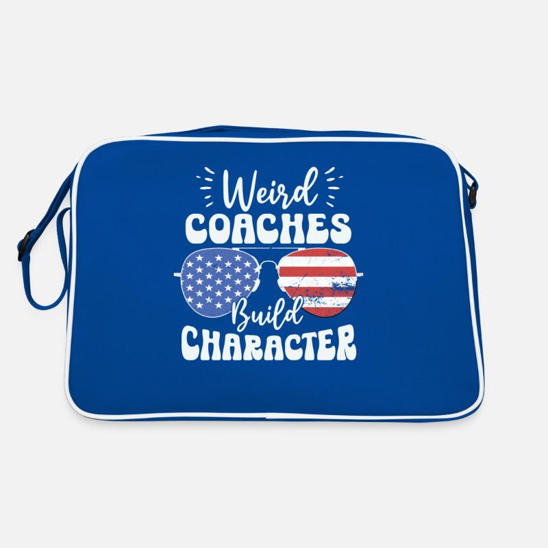 Seltsame Coaches Bilden Charakter Trainer Retro Tasche