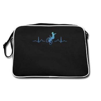 Artistic Cycling Artistic Cyclist - Retro Bag - black/white - Back