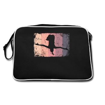 Synchronisierter Wassertaucher High Diver - Retro Tasche - Schwarz/Weiß - Hinten
