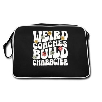 Weird Coaches Form Character Coach - Retro Bag - black/white - Back