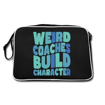 Weird Coaches Form Character Coach - Retro Bag - black/white - Back