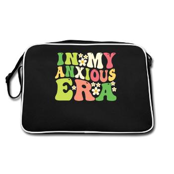 In My Anxiety Era Funny Rethinking - Retro Bag - black/white - Back