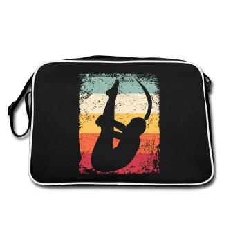 Synchronisierter Wassertaucher High Diver - Retro Tasche - Schwarz/Weiß - Hinten