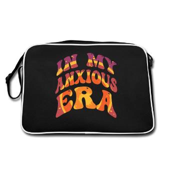 In My Anxiety Era Funny Rethinking - Retro Bag - black/white - Back