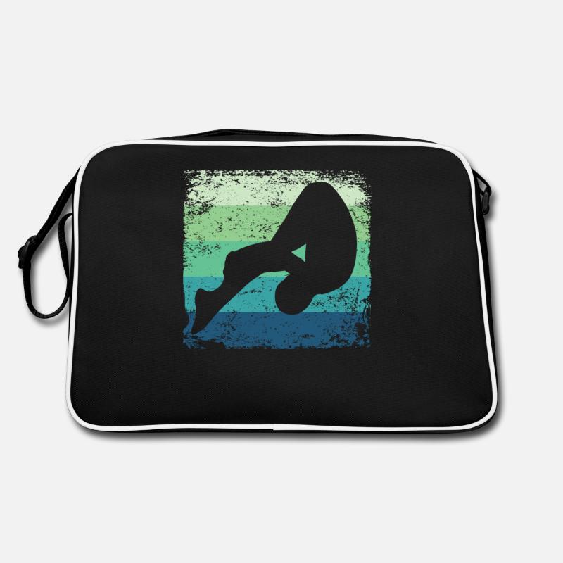 Turmspringen Kunstspringen Synchronspringen Retro Tasche