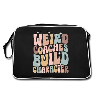 Weird Coaches Form Character Coach - Retro Bag - black/white - Back