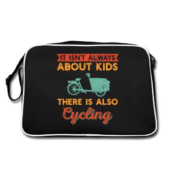 Vélo Cargo Parents Vélo Cargobike - Sac Retro - noir/blanc - Dos