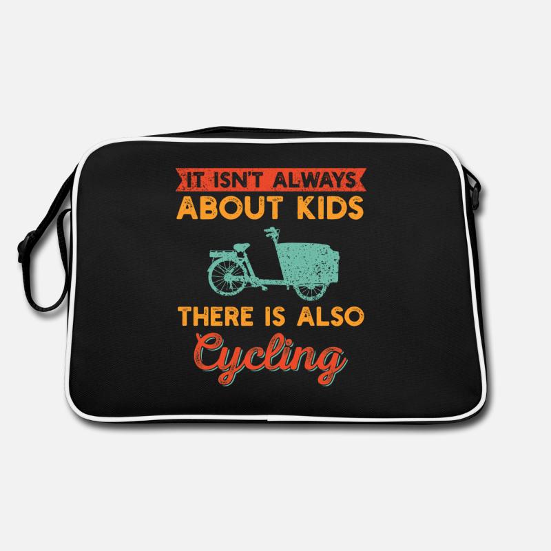 Vélo Cargo Parents Vélo Cargobike Sac Retro