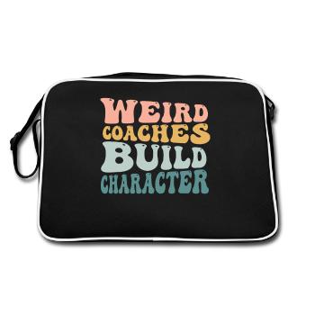 Weird Coaches Form Character Coach - Retro Bag - black/white - Back