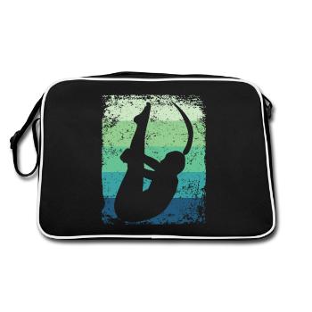 Synchronisierter Wassertaucher High Diver - Retro Tasche - Schwarz/Weiß - Hinten