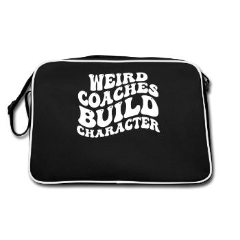 Weird Coaches Form Character Coach - Retro Bag - black/white - Back