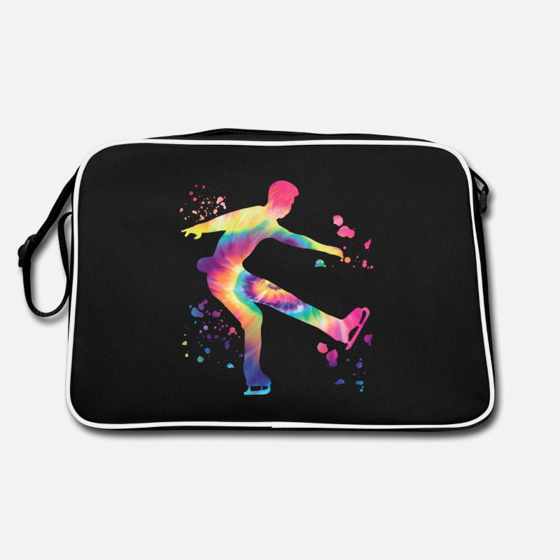 Figure Skater Ice Skating Figure Skating Retro Bag